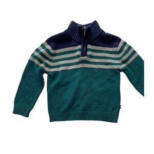 Nautica‎ Striped Quarter Zip Pullover Sweater
